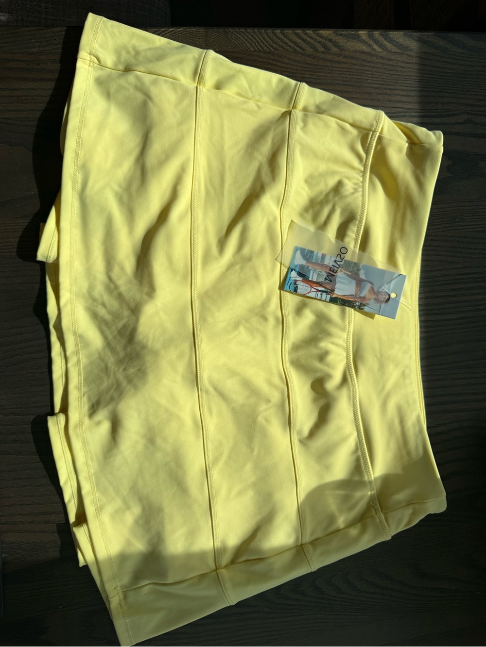 Meivso skirt with athletic shorts